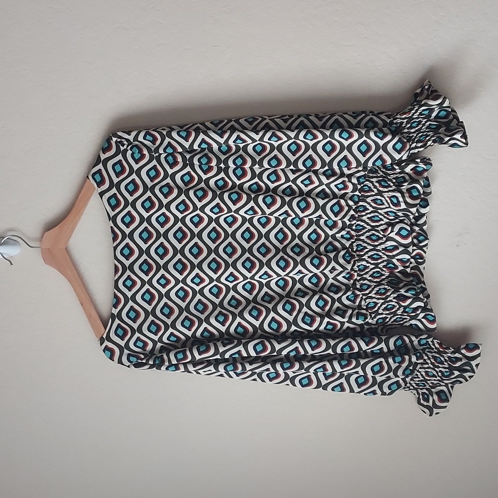 Multicolored Long Sleeve Blouse